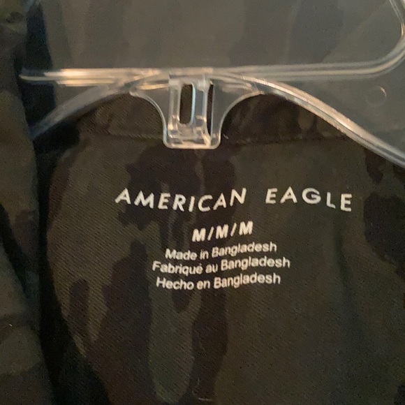 American Eagle Tiger Camo Button up - Picture 2 of 3